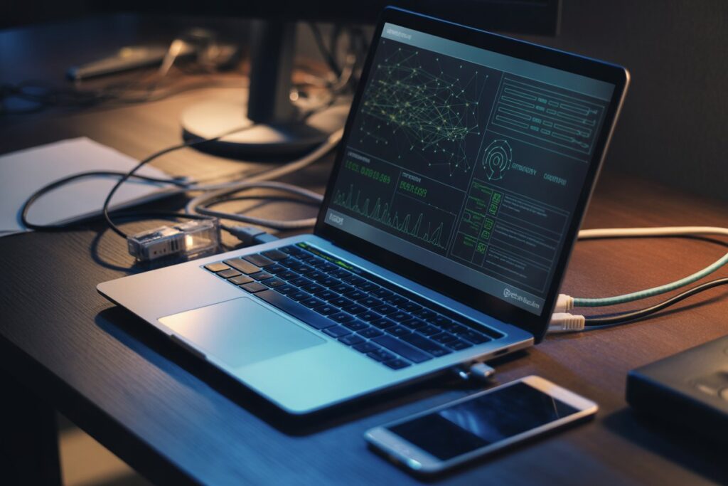 cybersecurity laptop